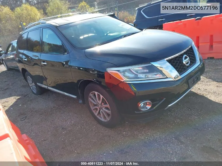 2013 Nissan Pathfinder Sl VIN: 5N1AR2MM2DC677196 Lot: 40811223