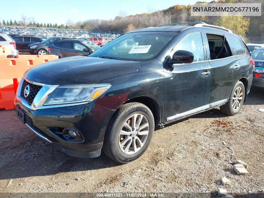 2013 Nissan Pathfinder Sl VIN: 5N1AR2MM2DC677196 Lot: 40811223