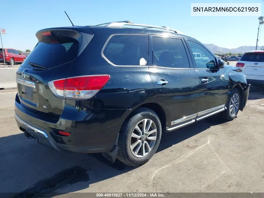 2013 Nissan Pathfinder Sl VIN: 5N1AR2MN6DC621903 Lot: 40815827