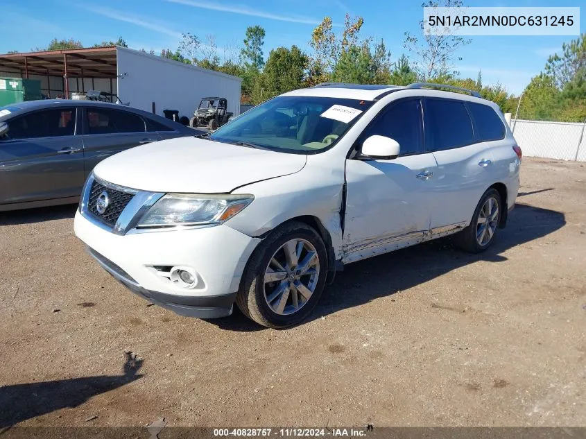 2013 Nissan Pathfinder Platinum VIN: 5N1AR2MN0DC631245 Lot: 40828757