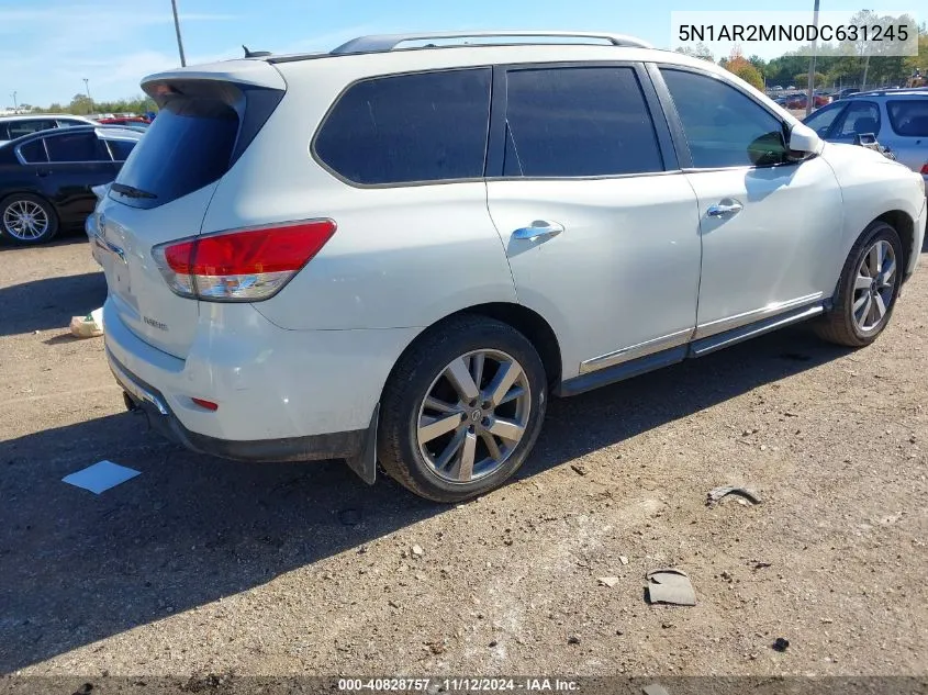 2013 Nissan Pathfinder Platinum VIN: 5N1AR2MN0DC631245 Lot: 40828757