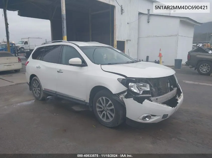 2013 Nissan Pathfinder Sl VIN: 5N1AR2MM4DC690421 Lot: 40833575