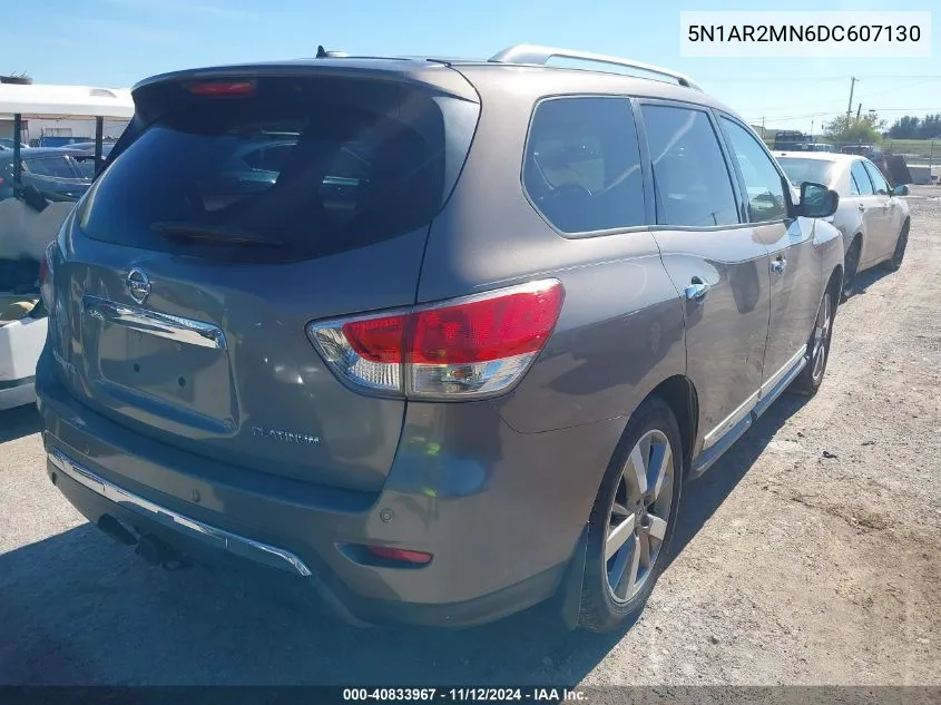 2013 Nissan Pathfinder Platinum VIN: 5N1AR2MN6DC607130 Lot: 40833967