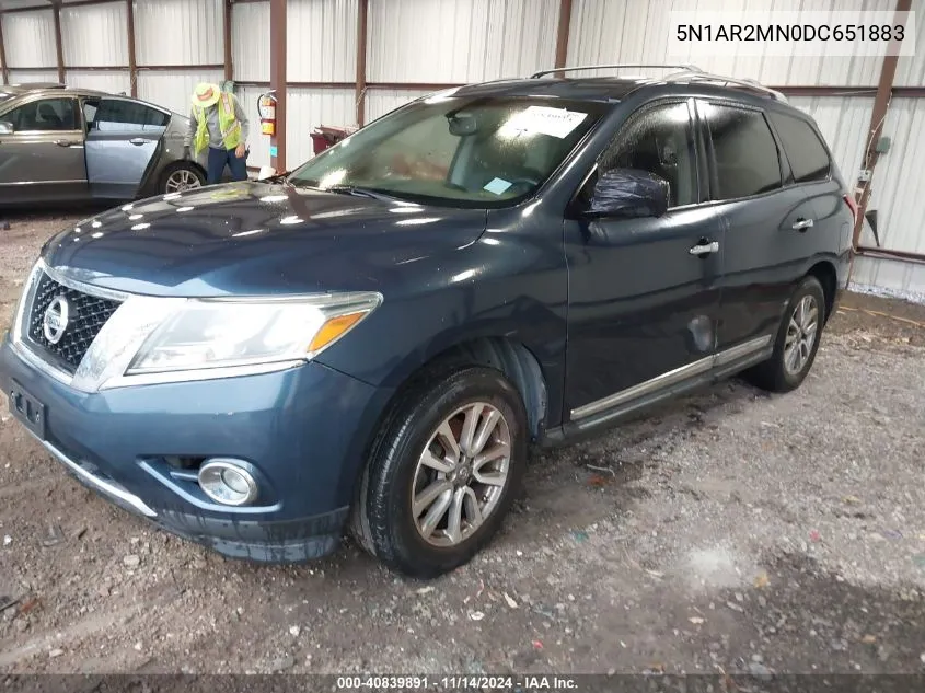 5N1AR2MN0DC651883 2013 Nissan Pathfinder Sl