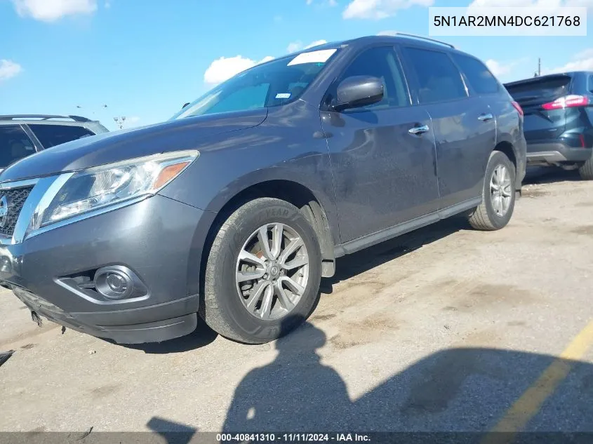 2013 Nissan Pathfinder Sv VIN: 5N1AR2MN4DC621768 Lot: 40841310