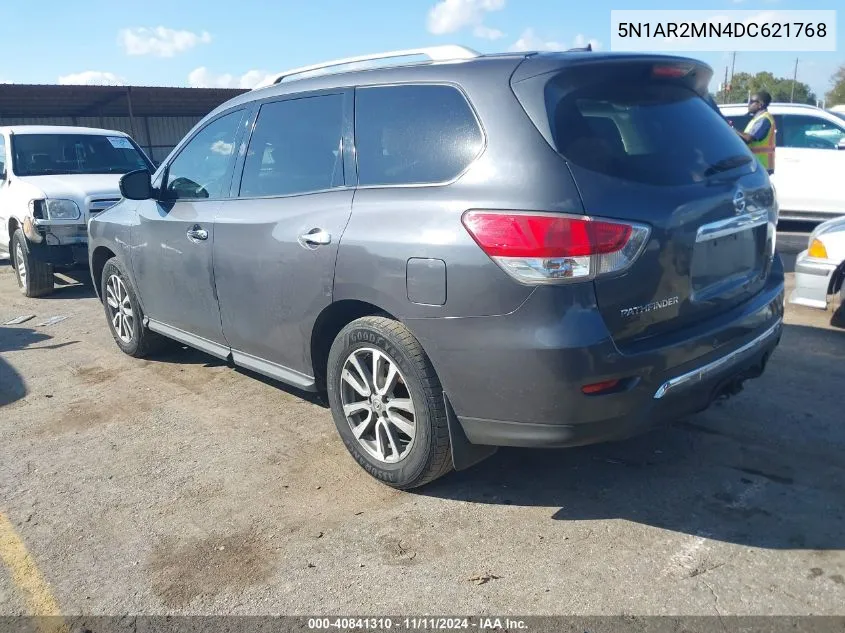 2013 Nissan Pathfinder Sv VIN: 5N1AR2MN4DC621768 Lot: 40841310