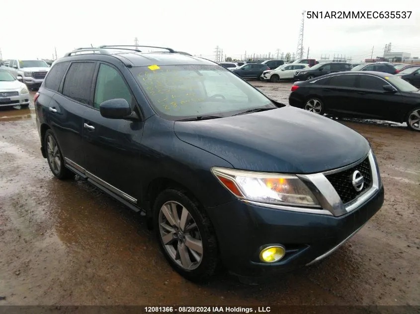 5N1AR2MMXEC635537 2014 Nissan Pathfinder