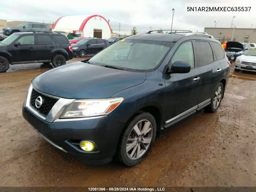 5N1AR2MMXEC635537 2014 Nissan Pathfinder