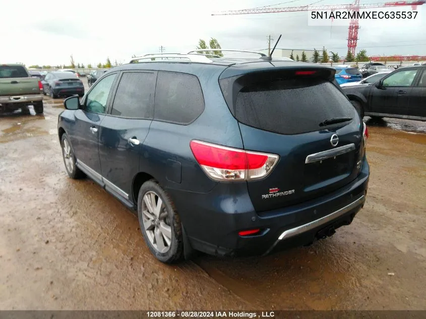 5N1AR2MMXEC635537 2014 Nissan Pathfinder