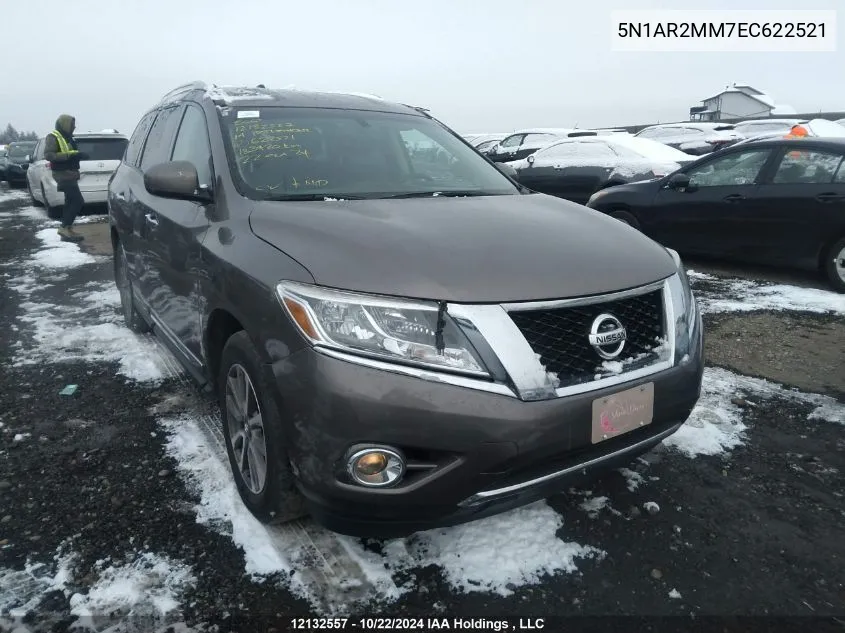 2014 Nissan Pathfinder VIN: 5N1AR2MM7EC622521 Lot: 12132557