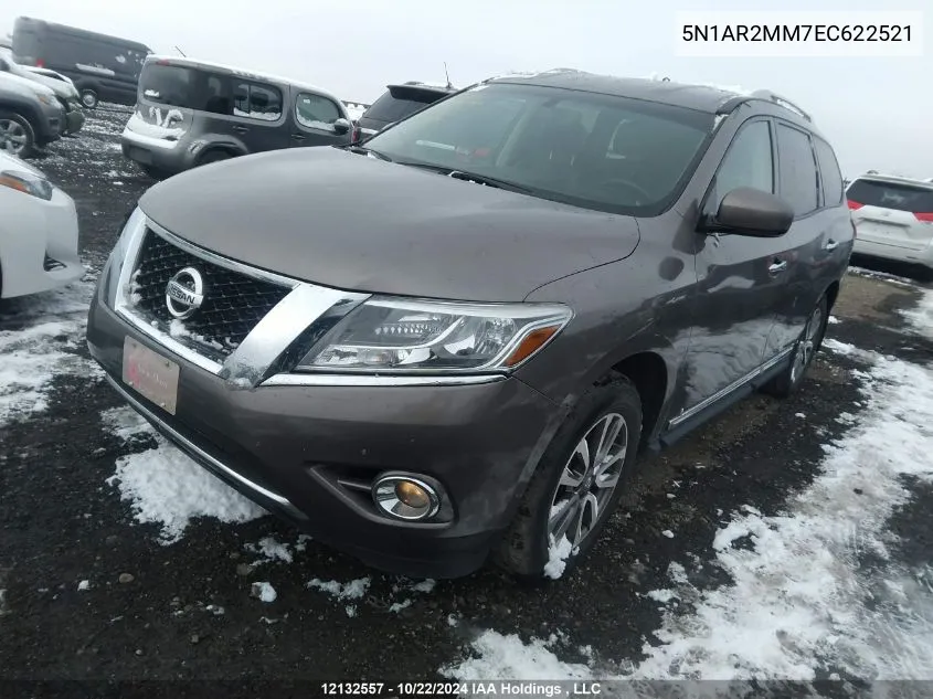 2014 Nissan Pathfinder VIN: 5N1AR2MM7EC622521 Lot: 12132557