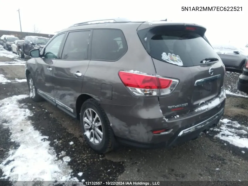 2014 Nissan Pathfinder VIN: 5N1AR2MM7EC622521 Lot: 12132557