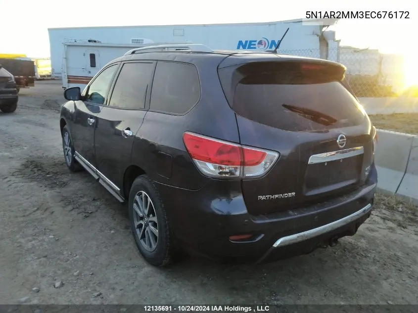 5N1AR2MM3EC676172 2014 Nissan Pathfinder