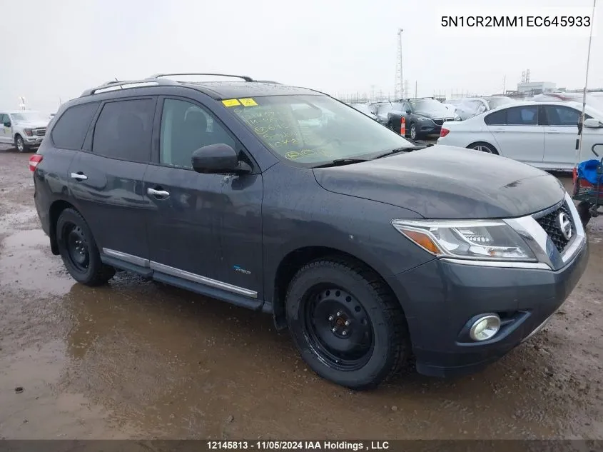 2014 Nissan Pathfinder VIN: 5N1CR2MM1EC645933 Lot: 12145813