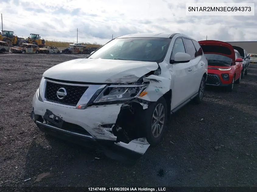 2014 Nissan Pathfinder VIN: 5N1AR2MN3EC694373 Lot: 12147459