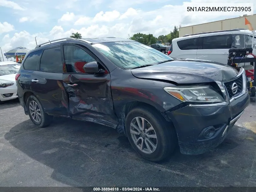 2014 Nissan Pathfinder Sv VIN: 5N1AR2MMXEC733905 Lot: 38894518