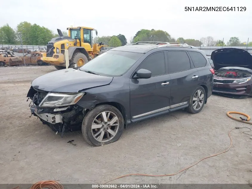 2014 Nissan Pathfinder Platinum VIN: 5N1AR2MN2EC641129 Lot: 39092662