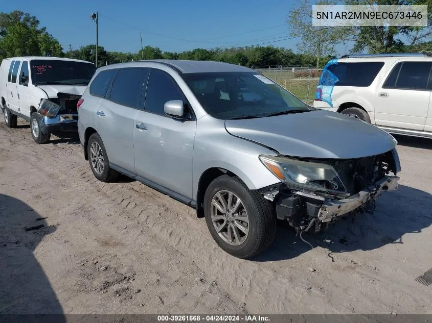 5N1AR2MN9EC673446 2014 Nissan Pathfinder S