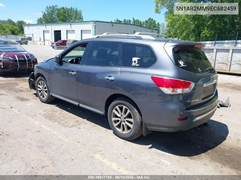 2014 Nissan Pathfinder Sv VIN: 5N1AR2MM9EC682459 Lot: 39617745