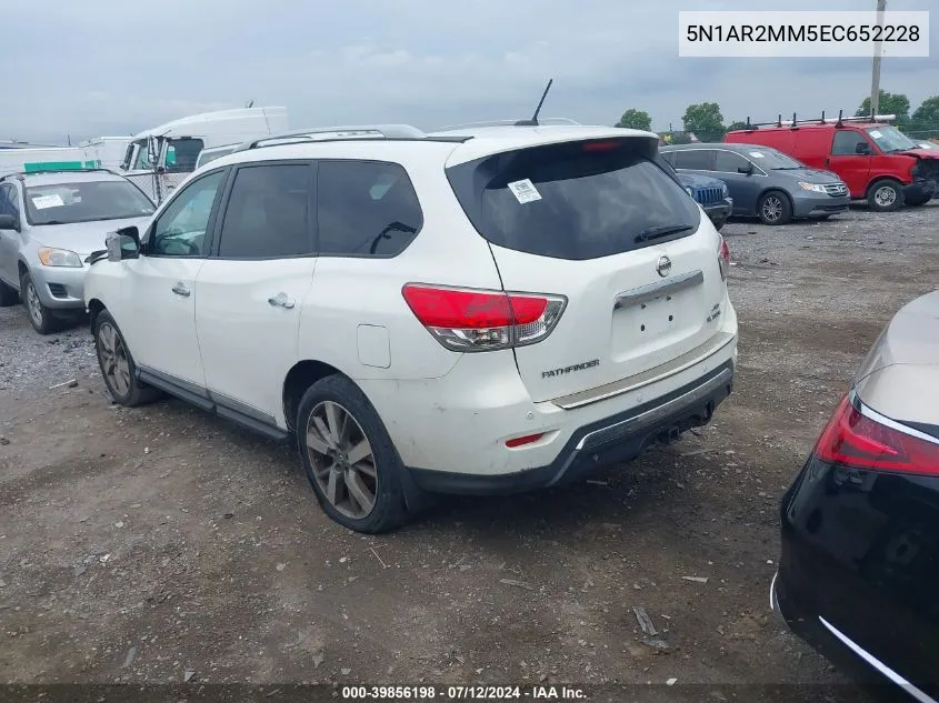 5N1AR2MM5EC652228 2014 Nissan Pathfinder Platinum