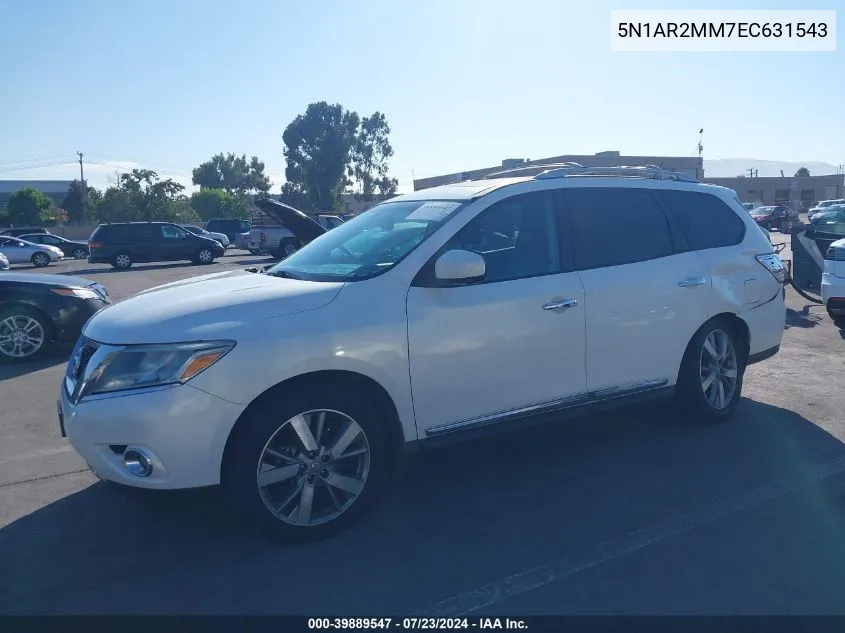 2014 Nissan Pathfinder Platinum VIN: 5N1AR2MM7EC631543 Lot: 39889547