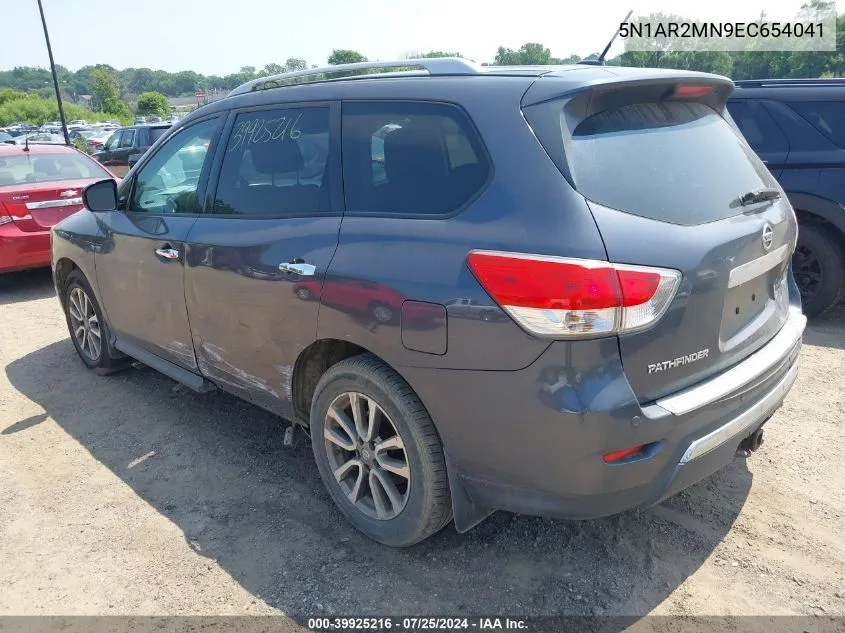 2014 Nissan Pathfinder Sv VIN: 5N1AR2MN9EC654041 Lot: 39925216