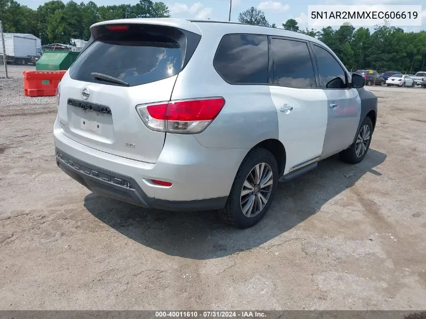 5N1AR2MMXEC606619 2014 Nissan Pathfinder S