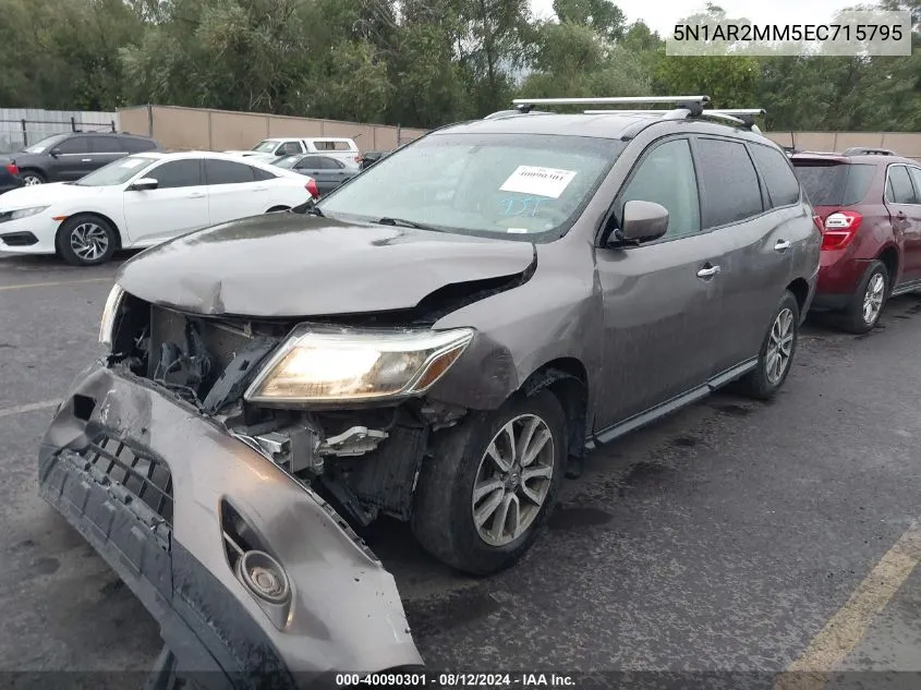 5N1AR2MM5EC715795 2014 Nissan Pathfinder Sv