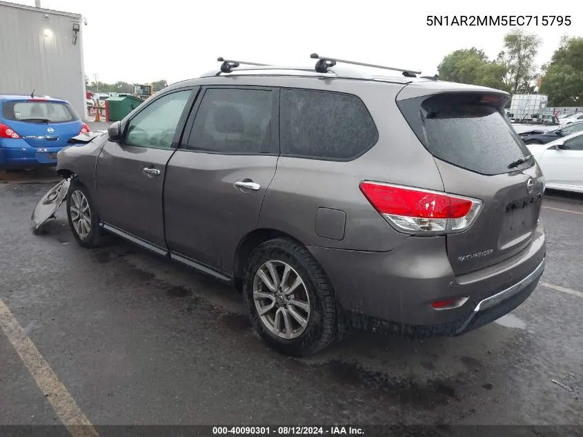 5N1AR2MM5EC715795 2014 Nissan Pathfinder Sv