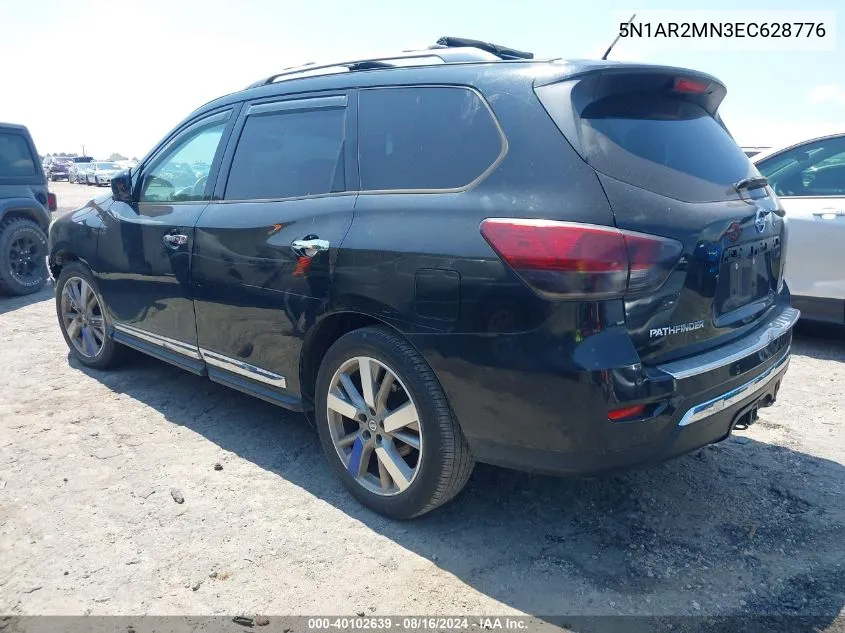 2014 Nissan Pathfinder Platinum VIN: 5N1AR2MN3EC628776 Lot: 40102639