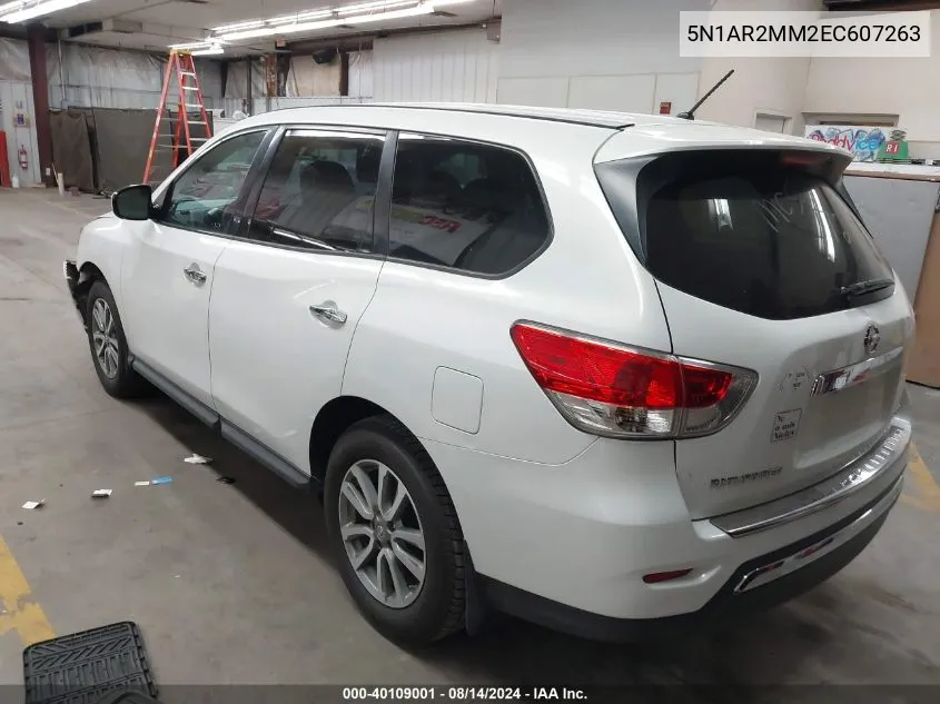 5N1AR2MM2EC607263 2014 Nissan Pathfinder S