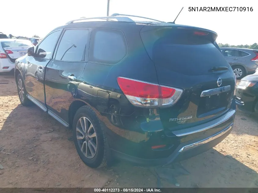 5N1AR2MMXEC710916 2014 Nissan Pathfinder Sv