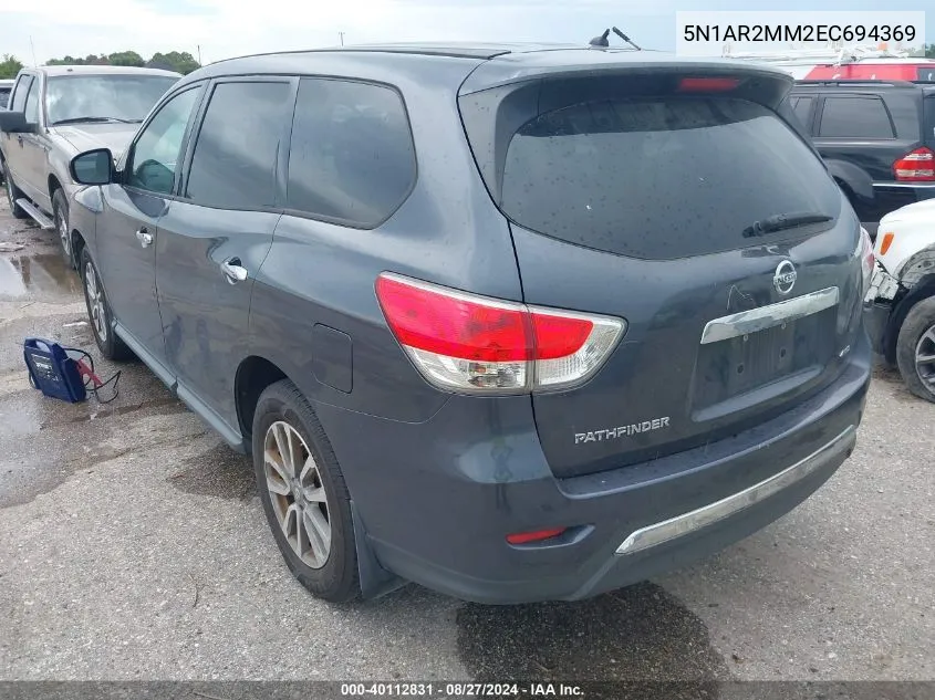 5N1AR2MM2EC694369 2014 Nissan Pathfinder S