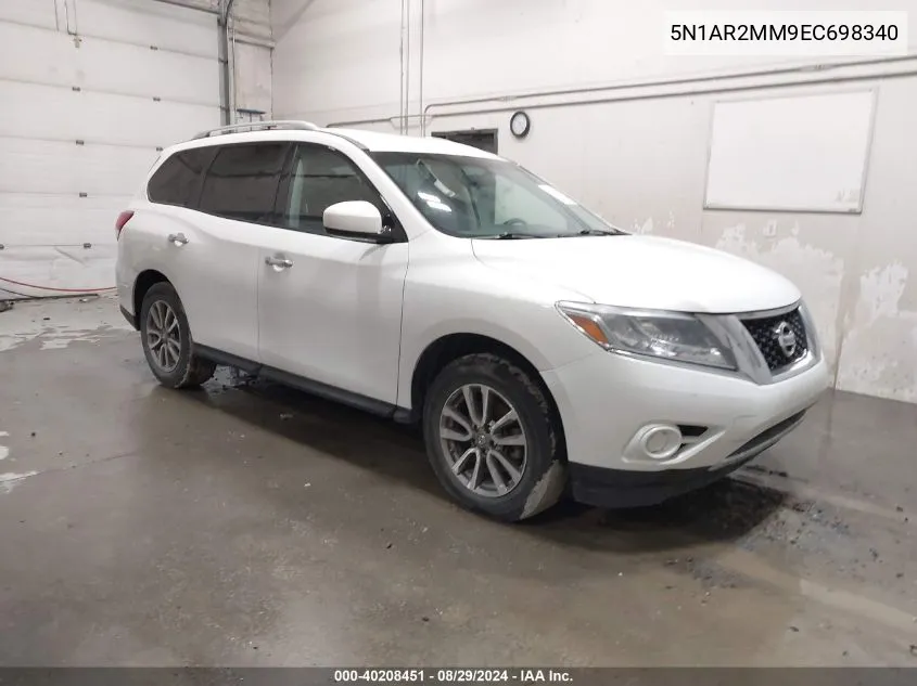 2014 Nissan Pathfinder Platinum/S/Sl/Sv VIN: 5N1AR2MM9EC698340 Lot: 40208451