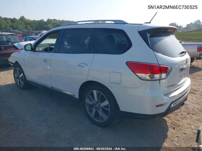 2014 Nissan Pathfinder Platinum VIN: 5N1AR2MN6EC730525 Lot: 40208943