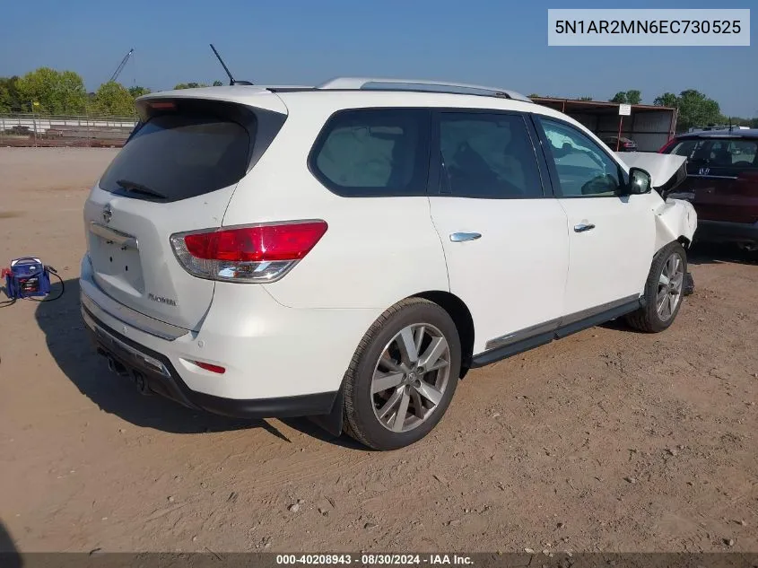 2014 Nissan Pathfinder Platinum VIN: 5N1AR2MN6EC730525 Lot: 40208943