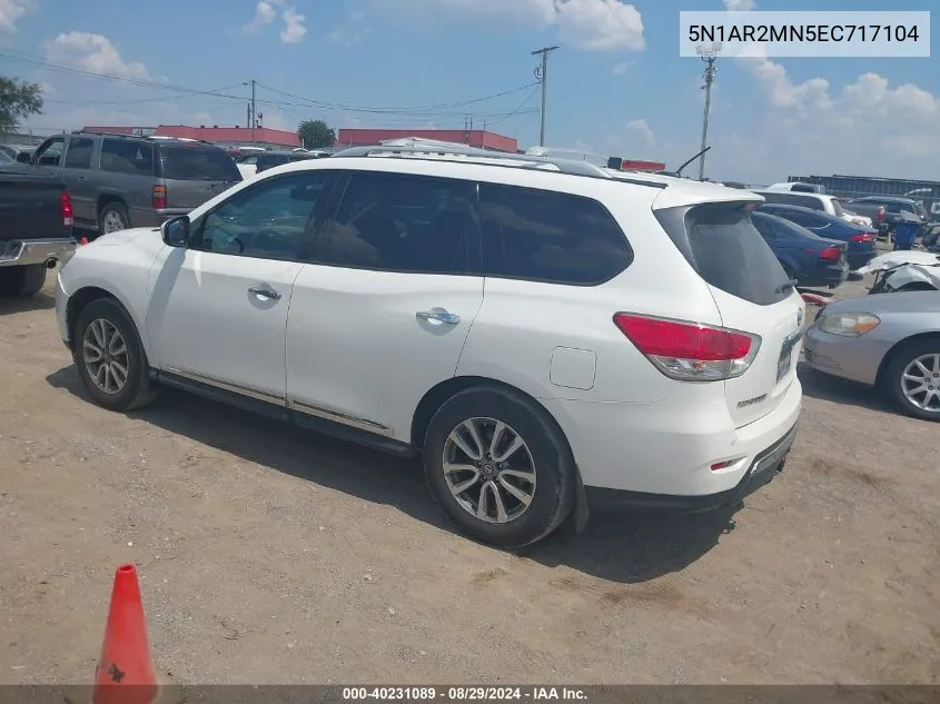 5N1AR2MN5EC717104 2014 Nissan Pathfinder Sl