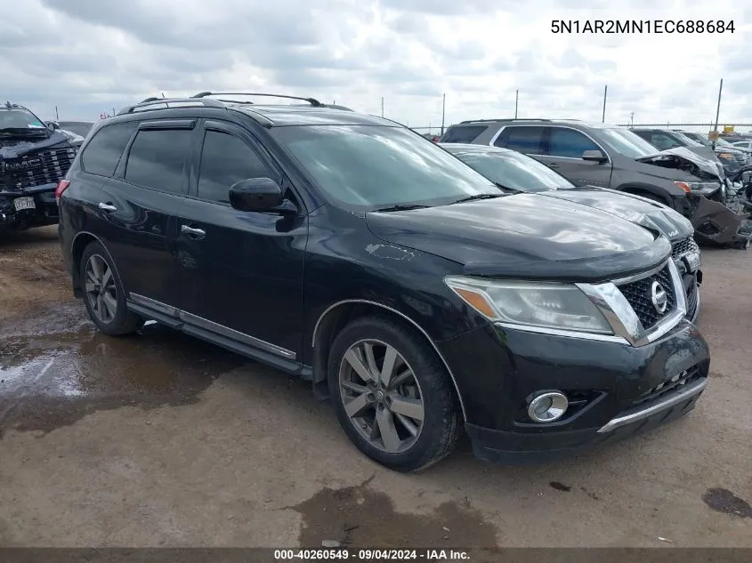 5N1AR2MN1EC688684 2014 Nissan Pathfinder S/Sv/Sl/Platinum