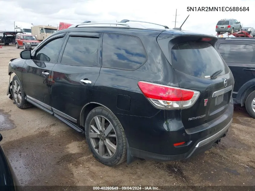 5N1AR2MN1EC688684 2014 Nissan Pathfinder S/Sv/Sl/Platinum