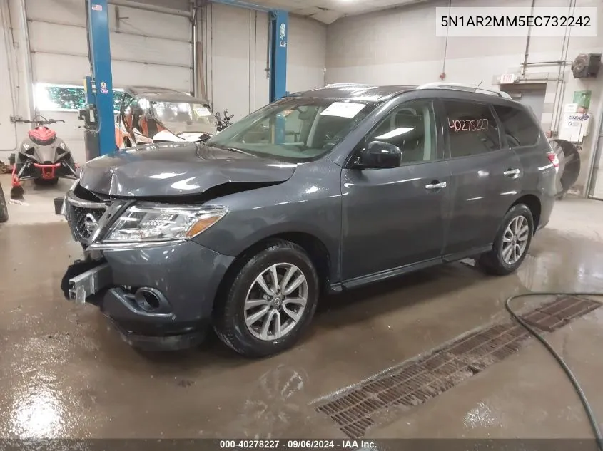 5N1AR2MM5EC732242 2014 Nissan Pathfinder Sv