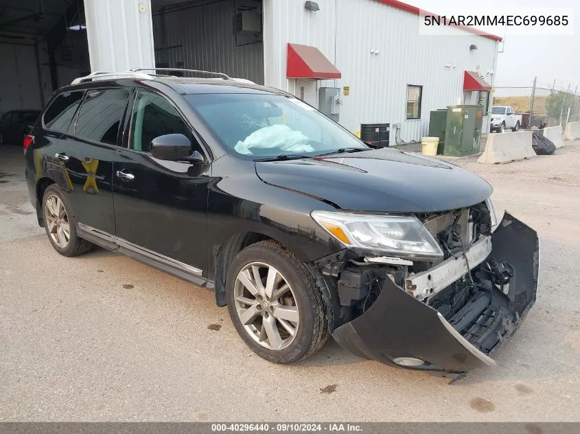 5N1AR2MM4EC699685 2014 Nissan Pathfinder S/Sv/Sl/Platinum