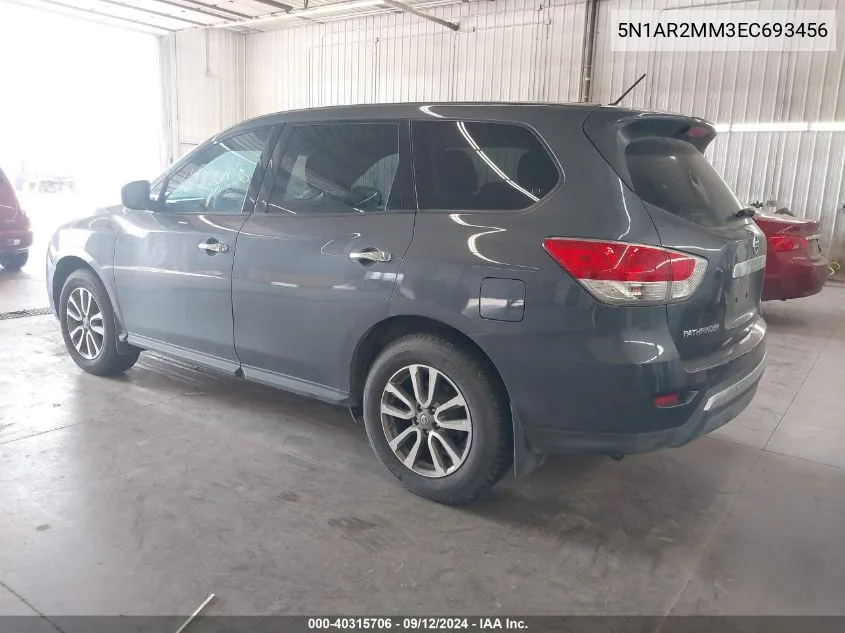 5N1AR2MM3EC693456 2014 Nissan Pathfinder S/Sv/Sl/Platinum