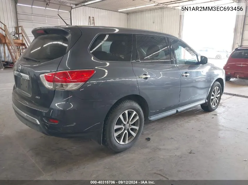 5N1AR2MM3EC693456 2014 Nissan Pathfinder S/Sv/Sl/Platinum