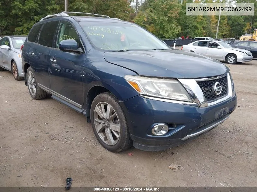 5N1AR2MM9EC662499 2014 Nissan Pathfinder Platinum