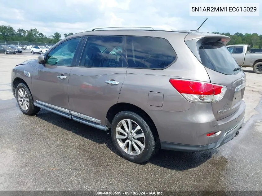 5N1AR2MM1EC615029 2014 Nissan Pathfinder Sl