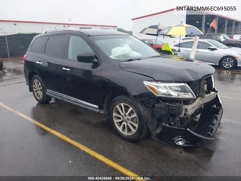 5N1AR2MM6EC695055 2014 Nissan Pathfinder Sl