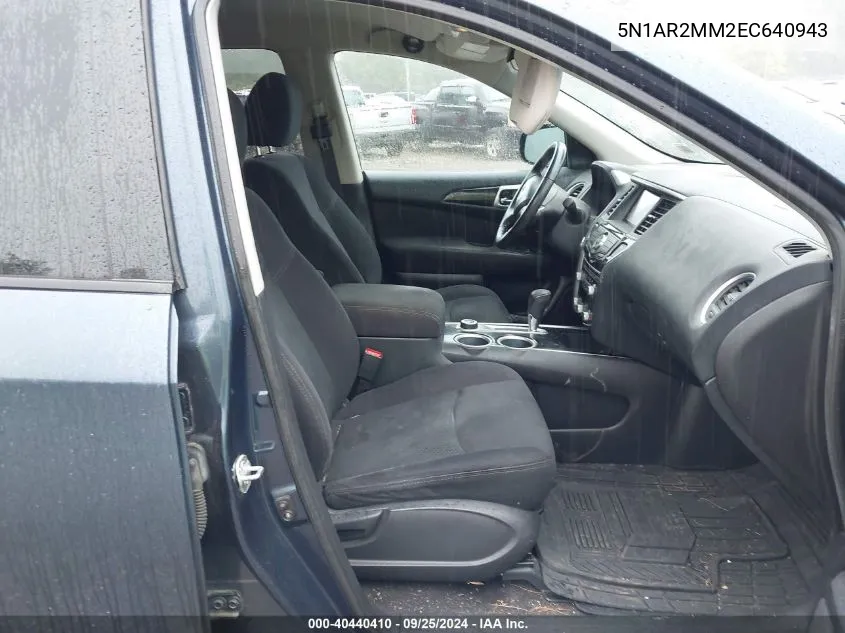 5N1AR2MM2EC640943 2014 Nissan Pathfinder Sv