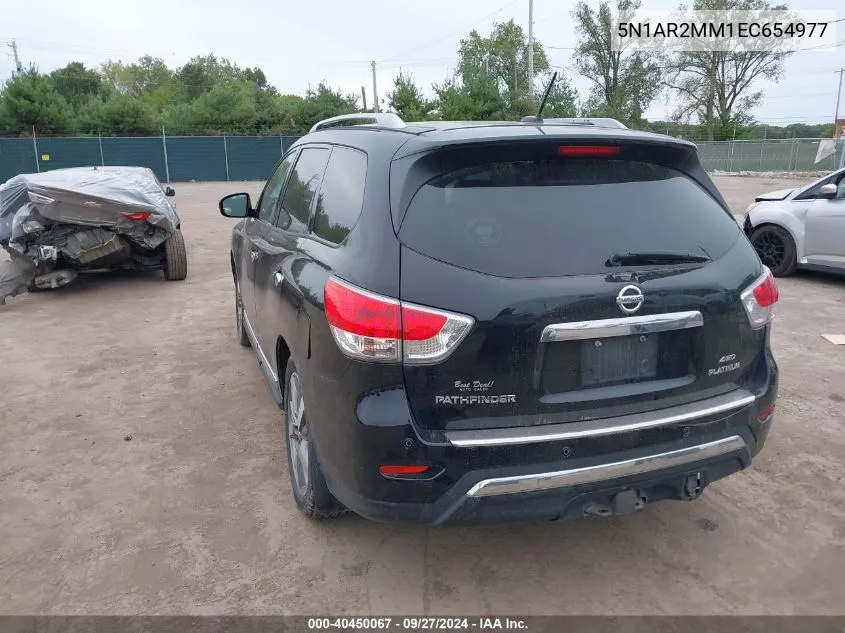 5N1AR2MM1EC654977 2014 Nissan Pathfinder Platinum