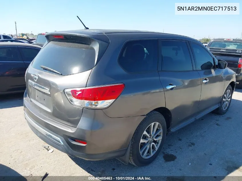 5N1AR2MN0EC717513 2014 Nissan Pathfinder S