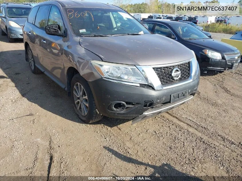 5N1AR2MM7EC637407 2014 Nissan Pathfinder S